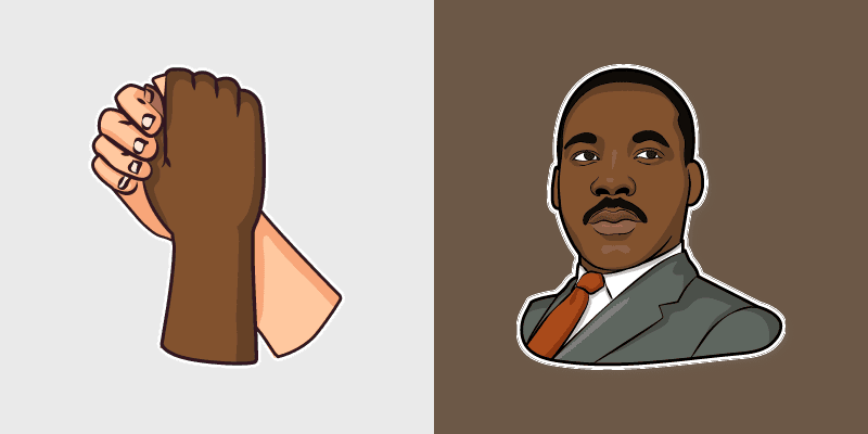 Martin Luther King Jr. custom cursor pack preview for Chrome, Edge and Windows