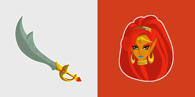 Legend of Zelda Adventure custom cursor pack preview for Chrome, Edge and Windows