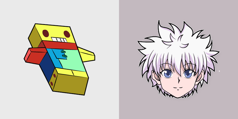 Killua Zoldyck custom cursor pack preview for Chrome, Edge and Windows
