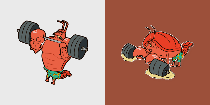 Larry The Lobster Meme custom cursor pack preview for Chrome, Edge and Windows