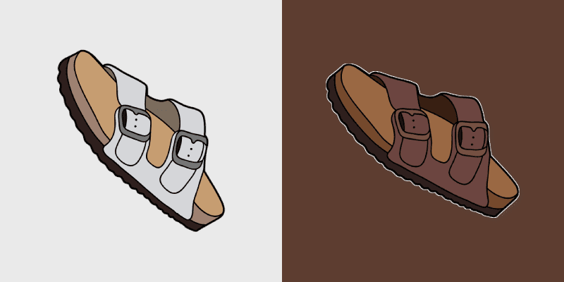 Arizona Buckle Sandals custom cursor pack preview for Chrome, Edge and Windows