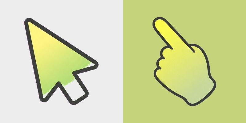 Lemon Sage Wash custom cursor pack preview for Chrome, Edge and Windows