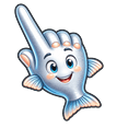 USA Virginia Beach Fishing Pier and Silver Fish hand cursor preview