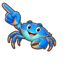 USA Virginia Beach Lynnhaven Inlet and Blue Crab hand cursor preview