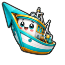 USA Virginia Beach Rudee Inlet and Fishing Boat arrow cursor preview