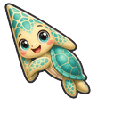 USA Virginia Beach Virginia Aquarium and Sea Turtle arrow cursor preview