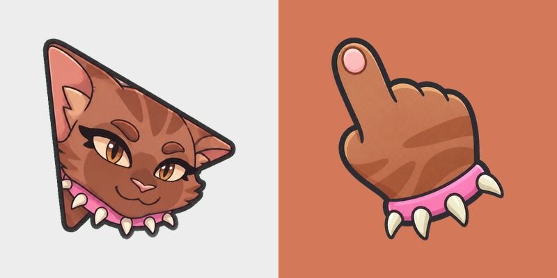 Warrior Cats Brick Cute Cursor Pack custom cursor pack preview for Chrome, Edge and Windows