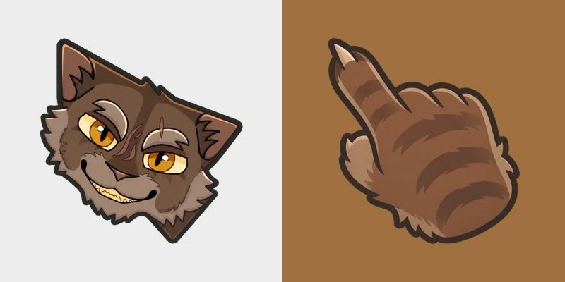 Warrior Cats Clawface Cute Cursor Pack custom cursor pack preview for Chrome, Edge and Windows