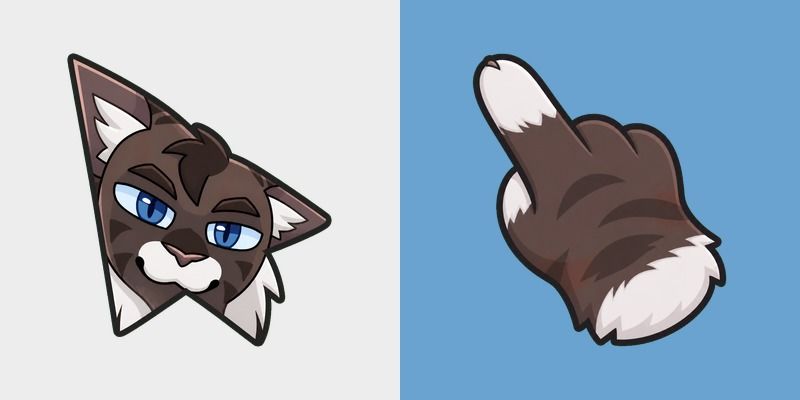 Warrior Cats Hawkfrost Cute Cursor Pack custom cursor pack preview for Chrome, Edge and Windows