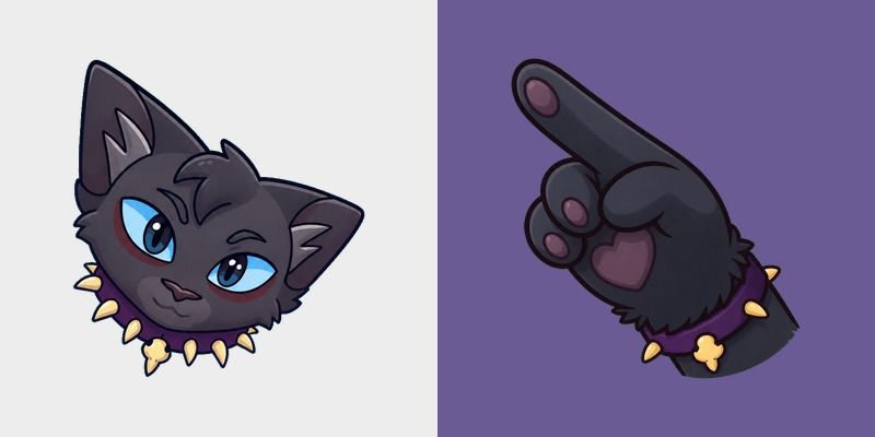 Warrior Cats Scourge Cute Cursor Pack custom cursor pack preview for Chrome, Edge and Windows