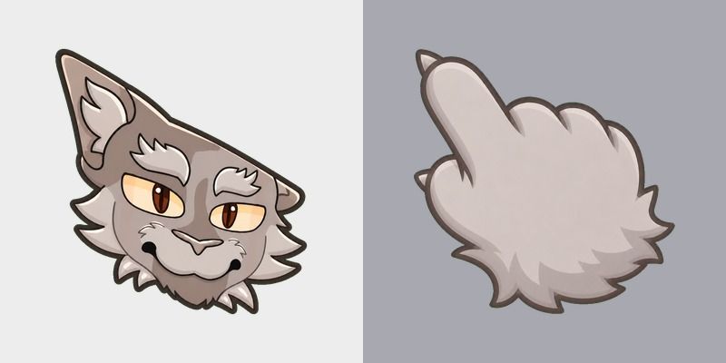 Warrior Cats Thistleclaw Cute Cursor Pack custom cursor pack preview for Chrome, Edge and Windows